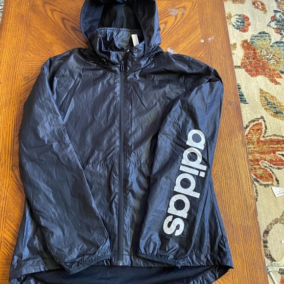Adidas Hooded Windbreaker Jacket - Picture 2 of 10